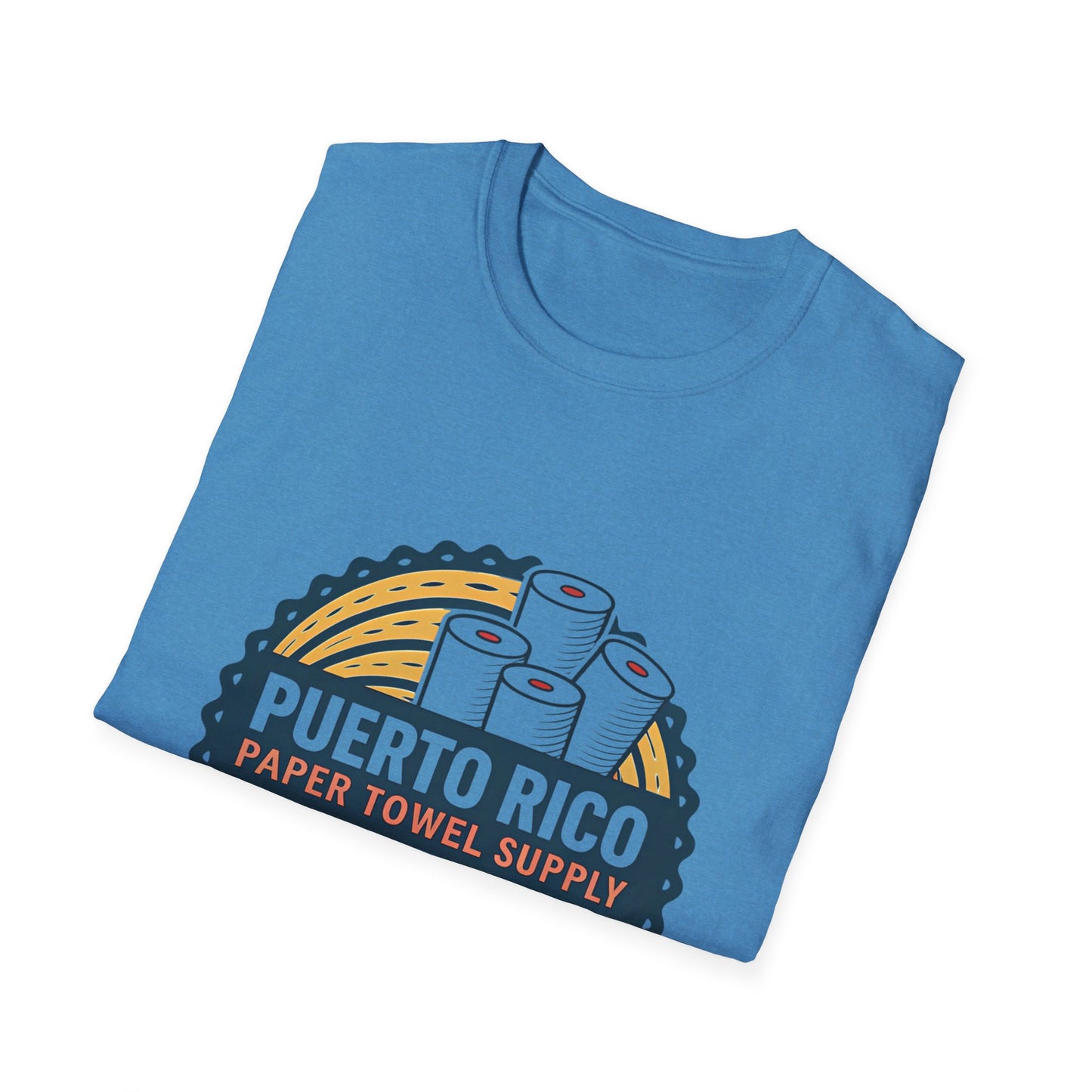 Puerto Rico Paper Towel Supply Unisex Softstyle T-Shirt - Fun and Quirky Design