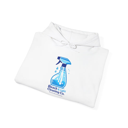 Bleach & Light Cleaning Co. Unisex Heavy Blend Hoodie – Perfect for Cleaning Enthusiasts or Cozy Days!