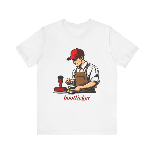 Bootlicker Unisex Jersey Short Sleeve Tee - Perfect for Shoe Lovers